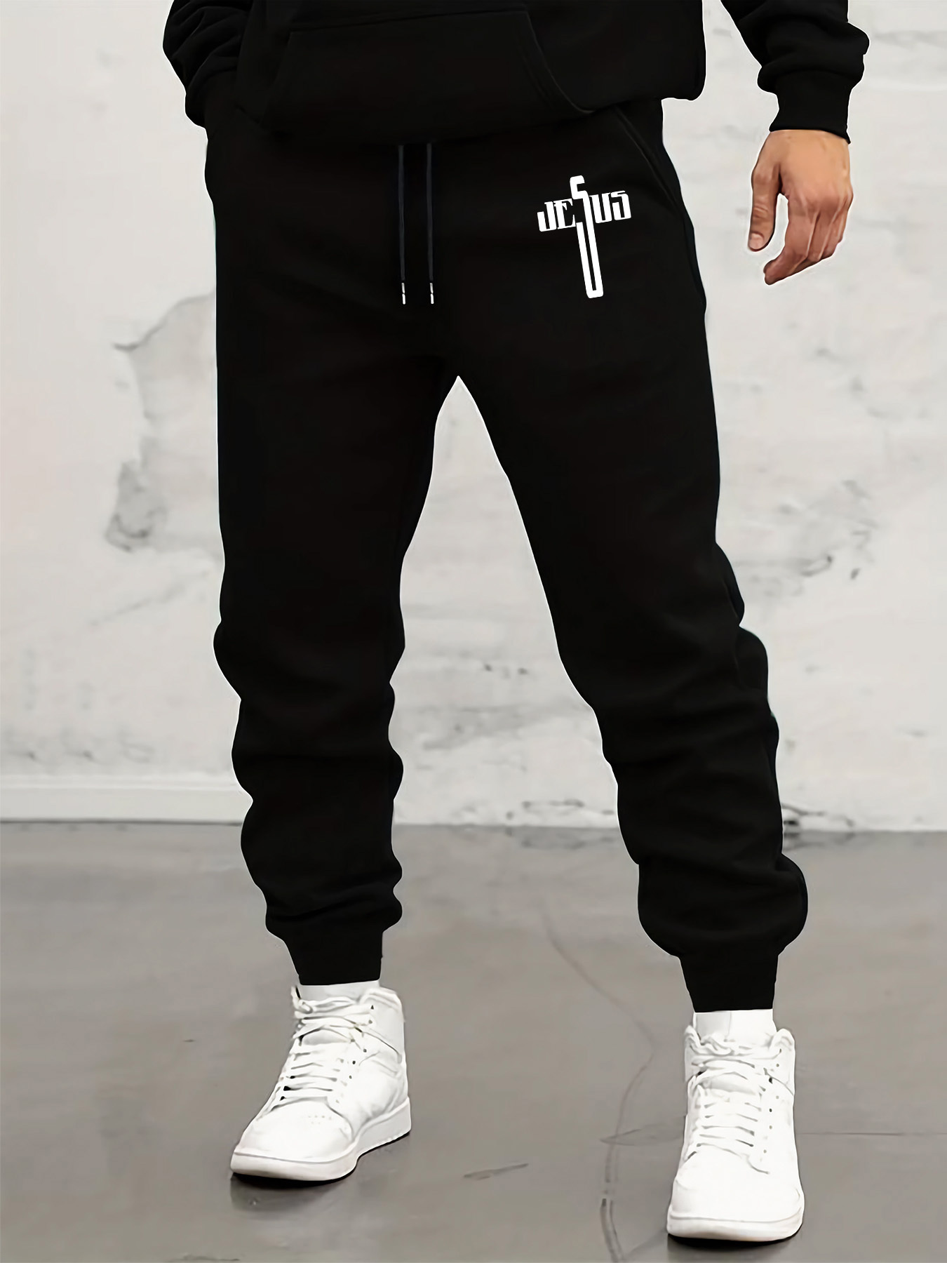 Crossfit Gear Men - Pantaloni Sportivi da Uomo con Stampa