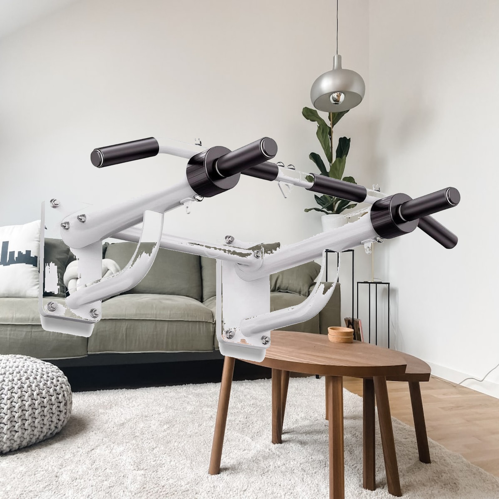 Pull Up Bar Grip - Barra per trazioni da parete, resistente