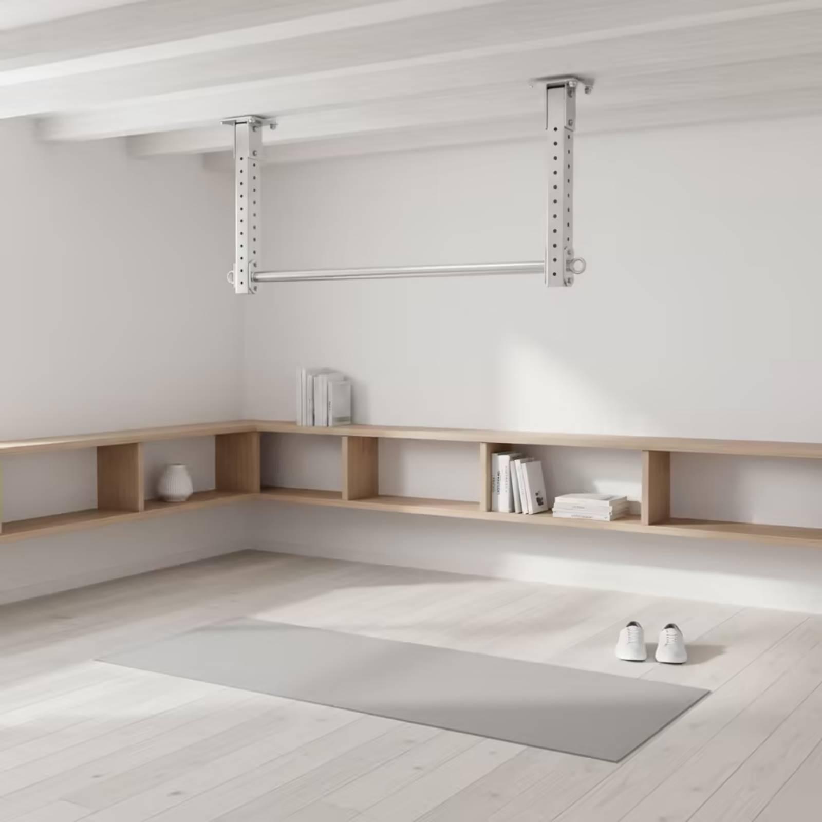 Pull Up Bar Grip - Barra per trazioni da soffitto multifunzione