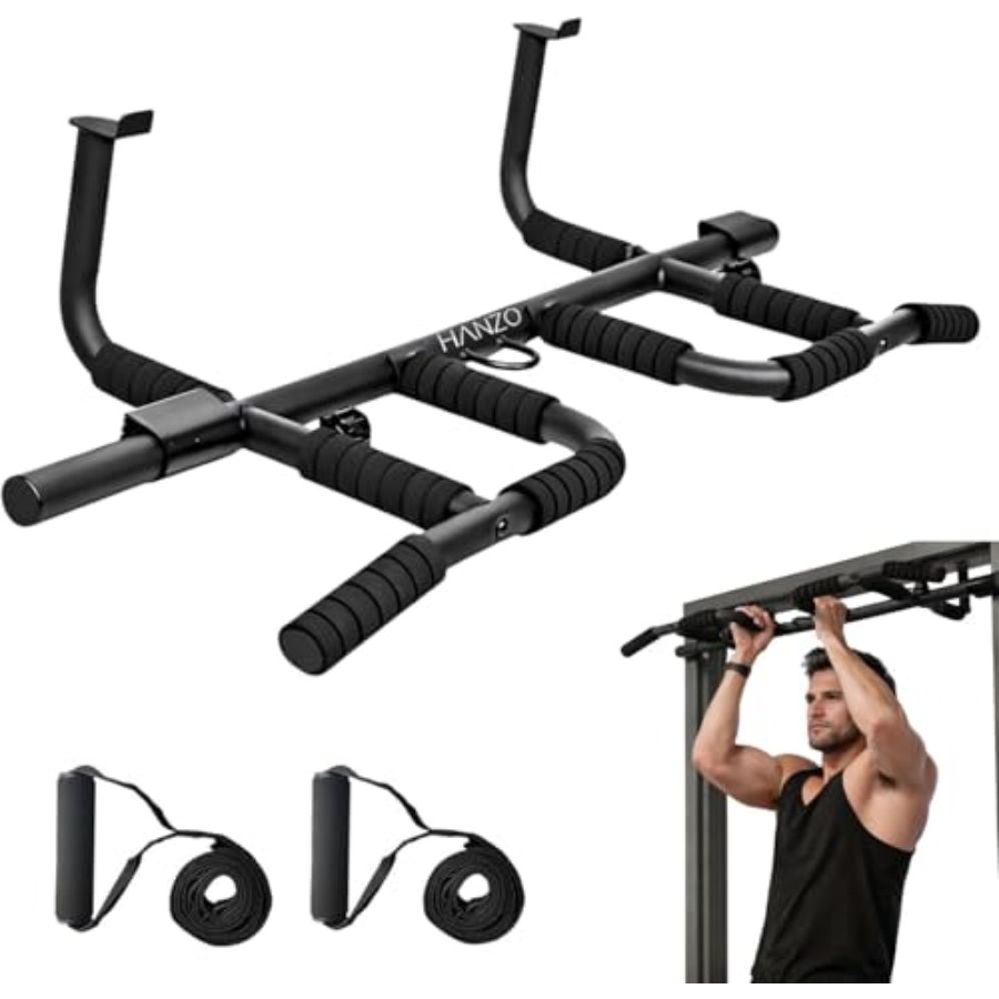 Pull Up Bar Grip - Set Barra per Trazioni da Porta